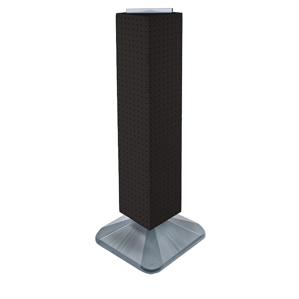 4-Sided Pegboard Floor Revolving Display Panel Size: 8"W x 40"H